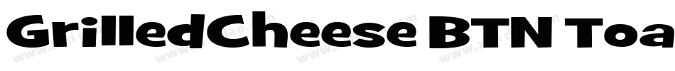 GrilledCheese BTN Toasted字体转换
